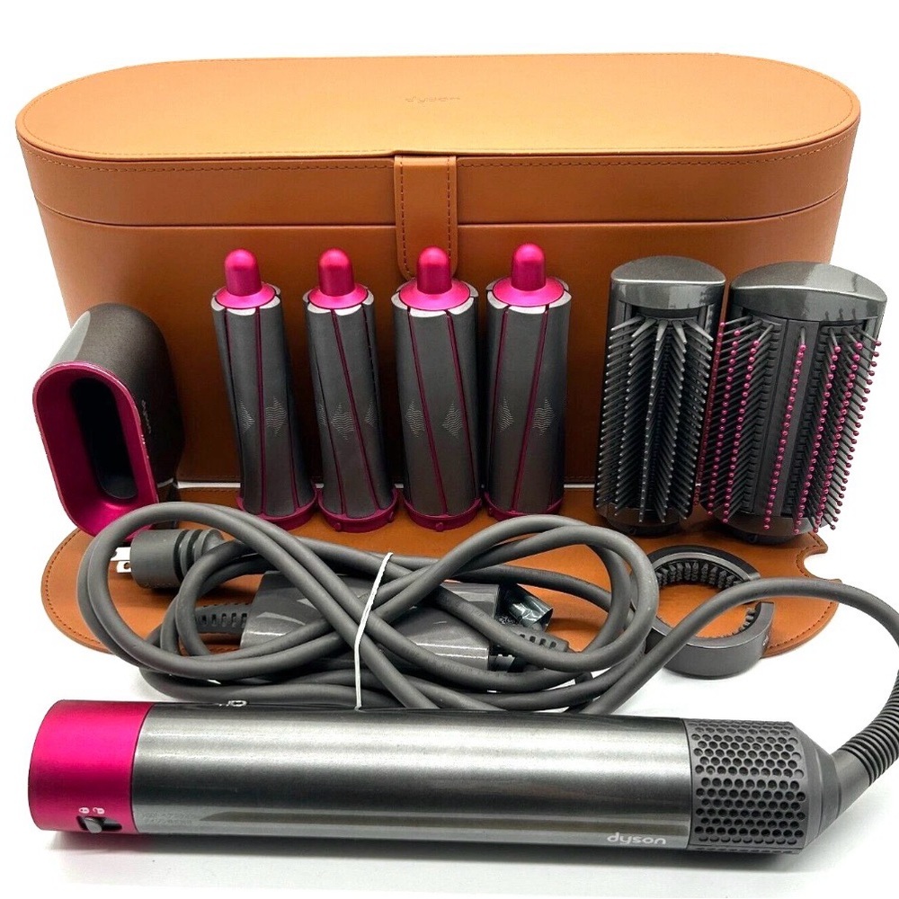 Dyson Hair Styling Set in Pink and Gray